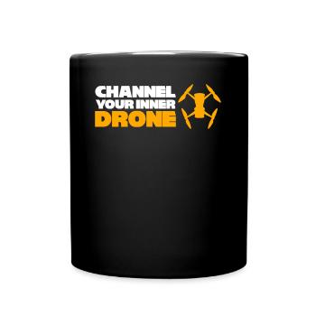 FPV Drone Drones Quadcopter Pilot - Full Colour Mug - black - Front