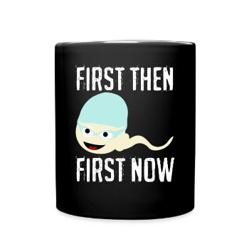 Triathlon nageur Natation Sperm - Mug uni - noir - Devant