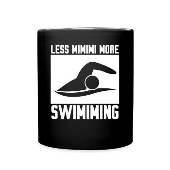 Triathlon Nageur Natation - Mug uni - noir - Devant