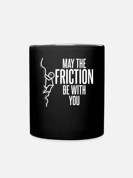 Bouldering Friction Boulder Climbing - Tasse einfarbig - Schwarz