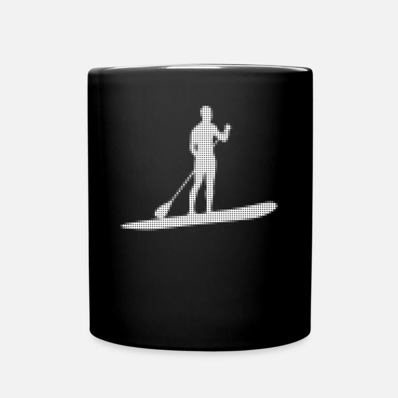 SUP-Board Stand up Paddling Boards - Tasse einfarbig - Schwarz