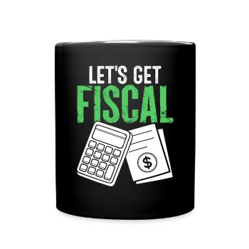 Soyons fiscaux drôles comptabilité CPA Financial - Mug uni - noir - Devant