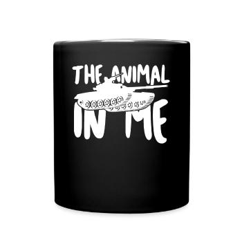 MBT Tank Driver Tank Combat Tanks - Tasse einfarbig - Schwarz - Vorne
