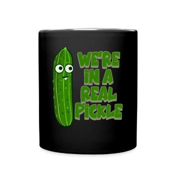 Cucumber Pickle Cucumbers Pickles - Tasse einfarbig - Schwarz - Vorne