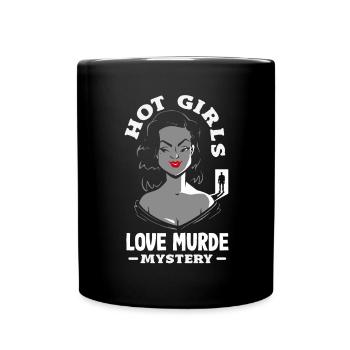 Murder Mystery Dinner, Murder Mystery Dinner - Full Colour Mug - black - Front