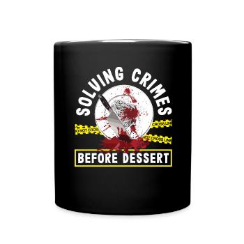 Murder Mystery Dinner, Murder Mystery Dinner - Full Colour Mug - black - Front