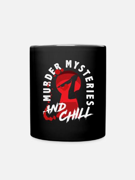 Krimidinner, Krimi-dinner - Tasse einfarbig - Schwarz