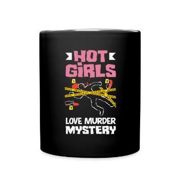 Murder Mystery Dinner, Murder Mystery Dinner - Full Colour Mug - black - Front
