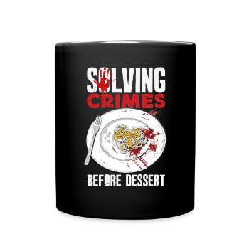 Murder Mystery Dinner, Murder Mystery Dinner - Full Colour Mug - black - Front