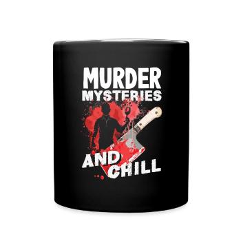 Murder Mystery Dinner, Murder Mystery Dinner - Full Colour Mug - black - Front