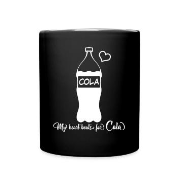 Cola Bottle Lemonade Softdrinks - Tasse einfarbig - Schwarz - Vorne