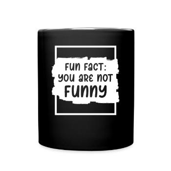 Grumpy Misanthropist Misanthrope - Tasse einfarbig - Schwarz - Vorne