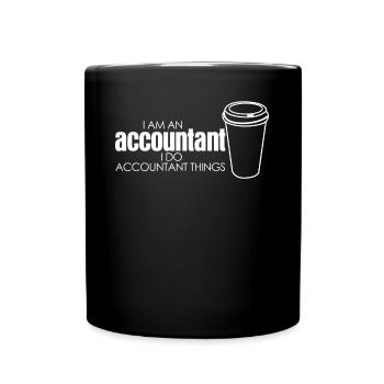 Accounting Bookkeeping Accountant Meme - Full Colour Mug - black - Front