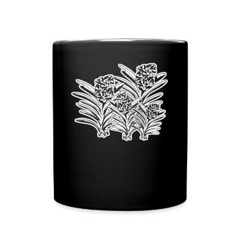 Orchidées Fleurs Orchidée - Mug uni - noir - Devant