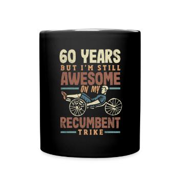 Funny Bike Sport Cycling Recumbent Bike - Tasse einfarbig - Schwarz - Vorne