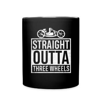 Funny Bike Sport Cycling Recumbent Bike - Tasse einfarbig - Schwarz - Vorne
