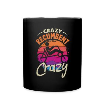 Funny Bike Sport Cycling Recumbent Bike - Tasse einfarbig - Schwarz - Vorne
