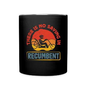 Funny Bike Sport Cycling Recumbent Bike - Tasse einfarbig - Schwarz - Vorne