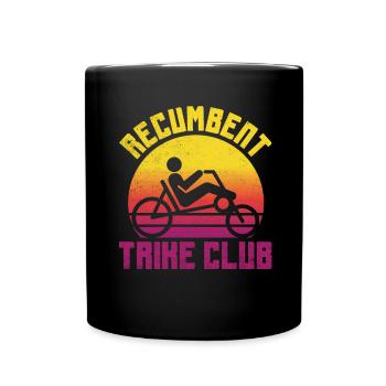 Funny Bike Sport Cycling Recumbent Bike - Tasse einfarbig - Schwarz - Vorne