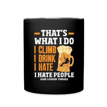 Tower Climber Technician Tower Worker - Full Colour Mug - black - Front