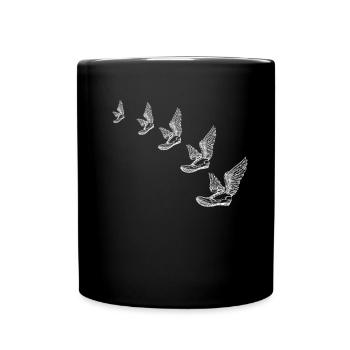 Leichtathletik Leichtathletikspiele - Tasse einfarbig - Schwarz - Vorne