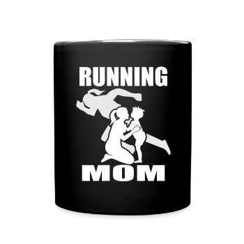 Leichtathletik Leichtathletikspiele - Tasse einfarbig - Schwarz - Vorne