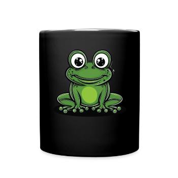 Frogs Catch Frog Hunter Frog Catcher - Full Colour Mug - black - Front