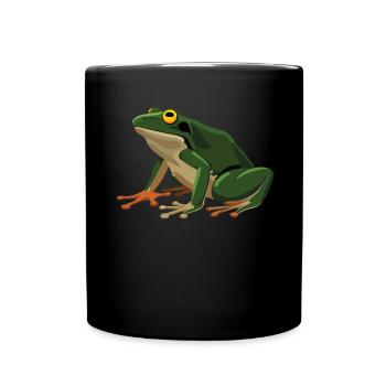 Frogs Catch Frog Hunter Frog Catcher - Full Colour Mug - black - Front