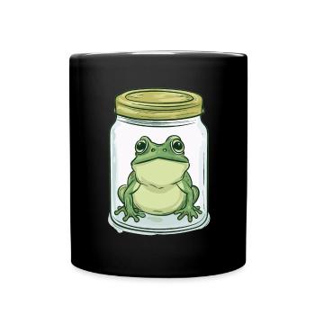 Frogs Catch Frog Hunter Frog Catcher - Full Colour Mug - black - Front