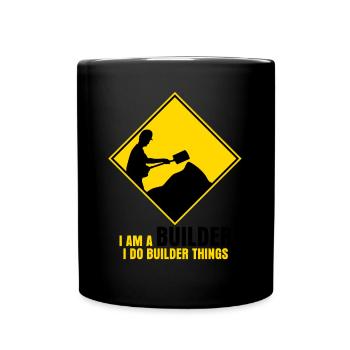 Gardien de route Constructeur de routes Constructeur de routes - Mug uni - noir - Devant