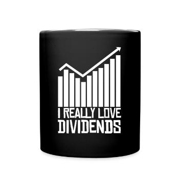 Capitalism Trader Stocks Stock exchange - Full Colour Mug - black - Front
