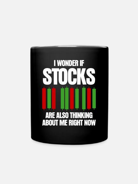 Capitalism Stocks Stock exchange Trader - Tasse einfarbig - Schwarz