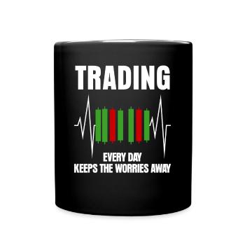 Capitalism Stocks Trader - Tasse einfarbig - Schwarz - Vorne