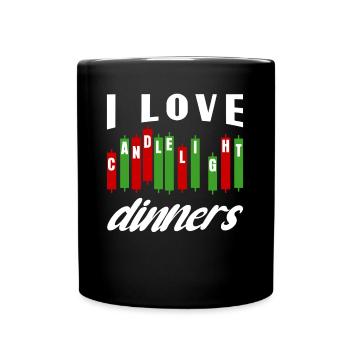 Stock exchange Capitalism Trader Stocks - Full Colour Mug - black - Front