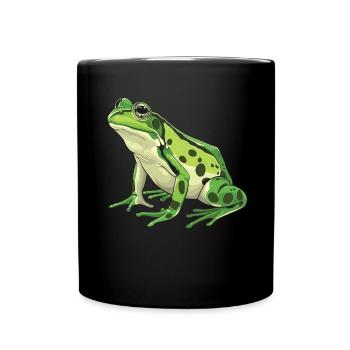 Frogs Catch Frog Hunter Frog Catcher - Full Colour Mug - black - Front