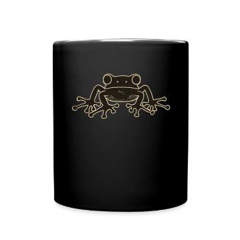 Frogs Catch Frog Hunter Frog Catcher - Full Colour Mug - black - Front