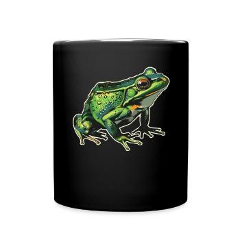Frogs Catch Frog Hunter Frog Catcher - Full Colour Mug - black - Front