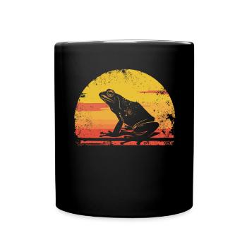 Frogs Catch Frog Hunter Frog Catcher - Full Colour Mug - black - Front