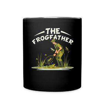 Frogs Catch Frog Hunter Frog Catcher - Full Colour Mug - black - Front