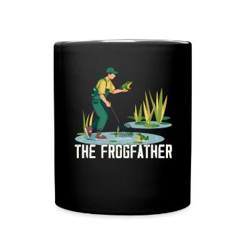 Frogs Catch Frog Hunter Frog Catcher - Full Colour Mug - black - Front