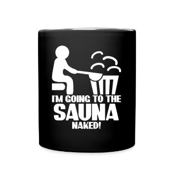Spa Thermes Bien-être Sauna - Mug uni - noir - Devant