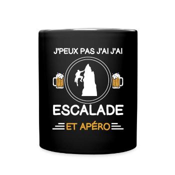 I can't I climbed aperitif climber - Full Colour Mug - black - Front