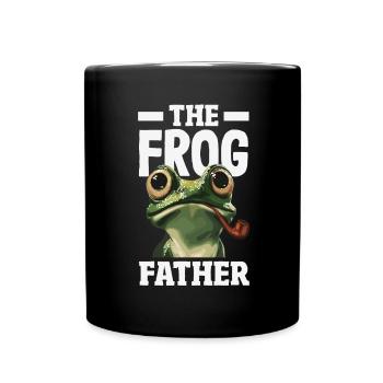 Grenouille amphibie chasseur passionné grenouille - Mug uni - noir - Devant