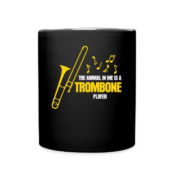 Trombone Trombonist Brass Music - Tasse einfarbig - Schwarz - Vorne