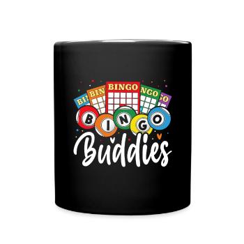 Bingo Buddies Drôle Jeu de loterie Bingo - Mug uni - noir - Devant