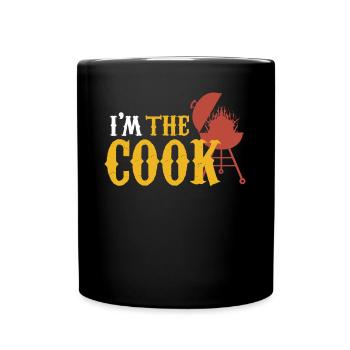 BBQ Cuisinier Barbecue Poitrine de bœuf Steak - Mug uni - noir - Devant