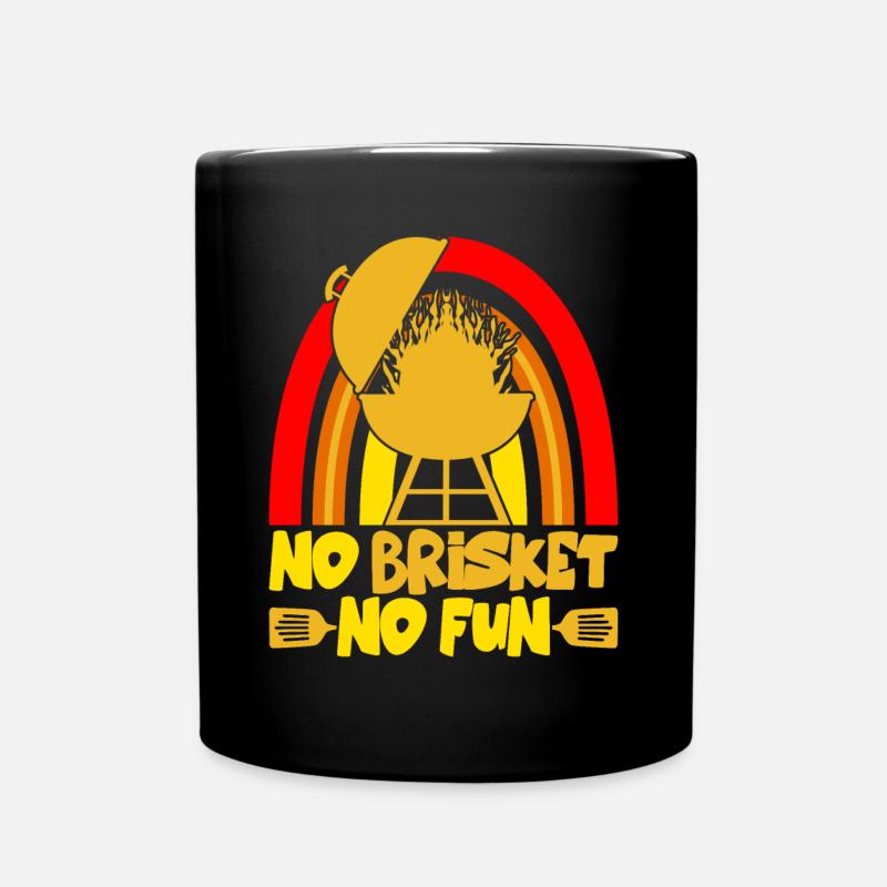 Barbecue, poitrine, viande, steak, BBQ, cuisson - Mug uni - noir