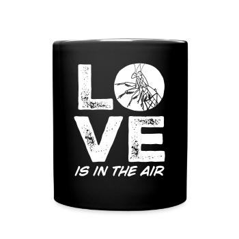 Love Praying Mantis - Full Colour Mug - black - Front