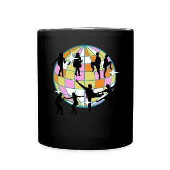 Boogie Woogie Dancer Swing Dancing - Tasse einfarbig - Schwarz - Vorne