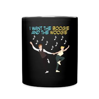 Boogie Woogie Swing Music Dancing - Full Colour Mug - black - Front